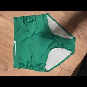 New!!! Green high waisted bathing suit bottoms.